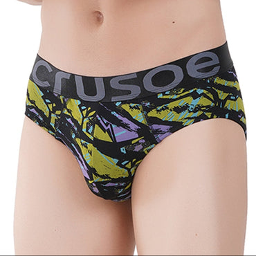 Micro Modal Printed Brief with Stretch-Fit Support & Moisture-Wicking Comfort