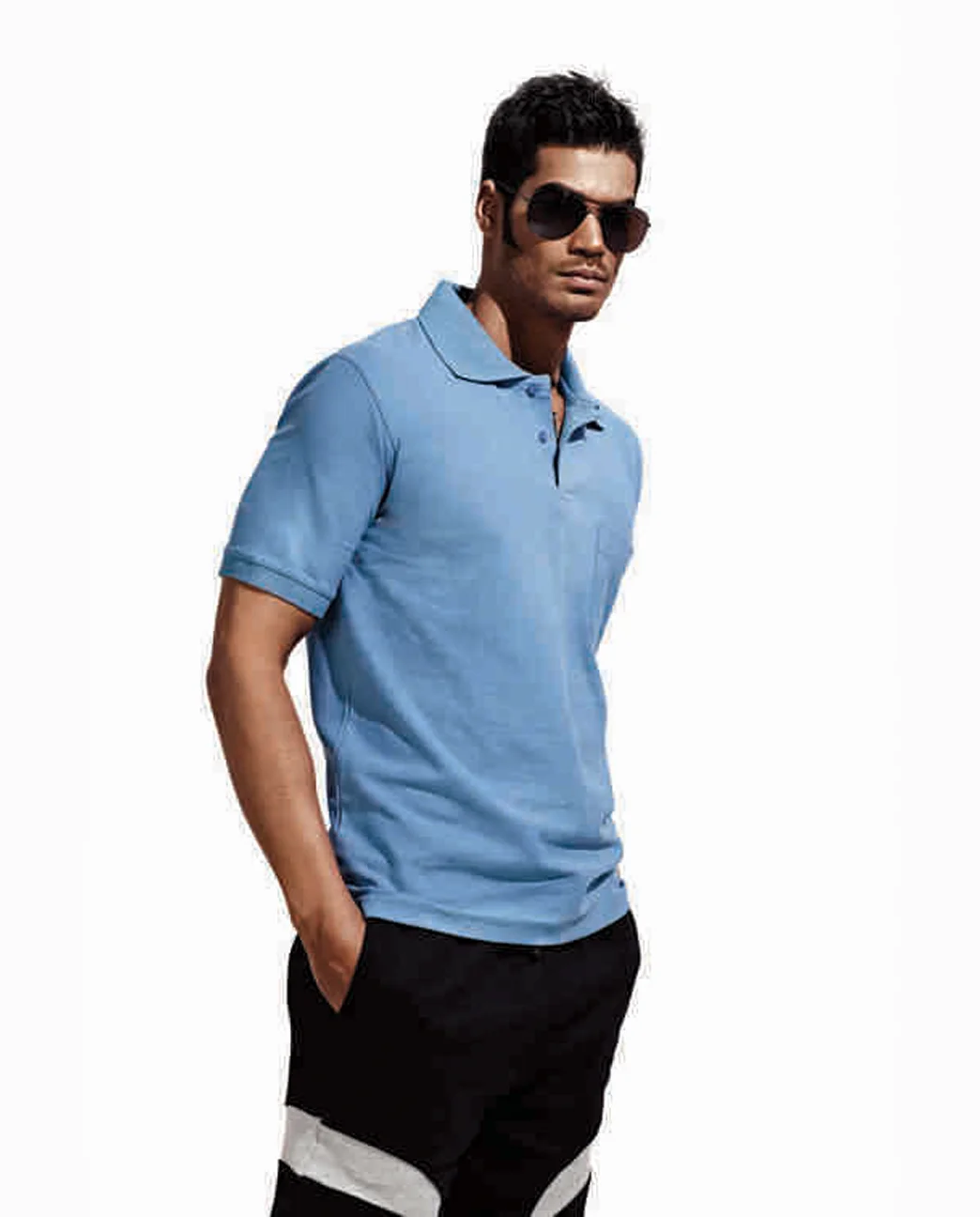 Formal Polo Tee with Pocket
