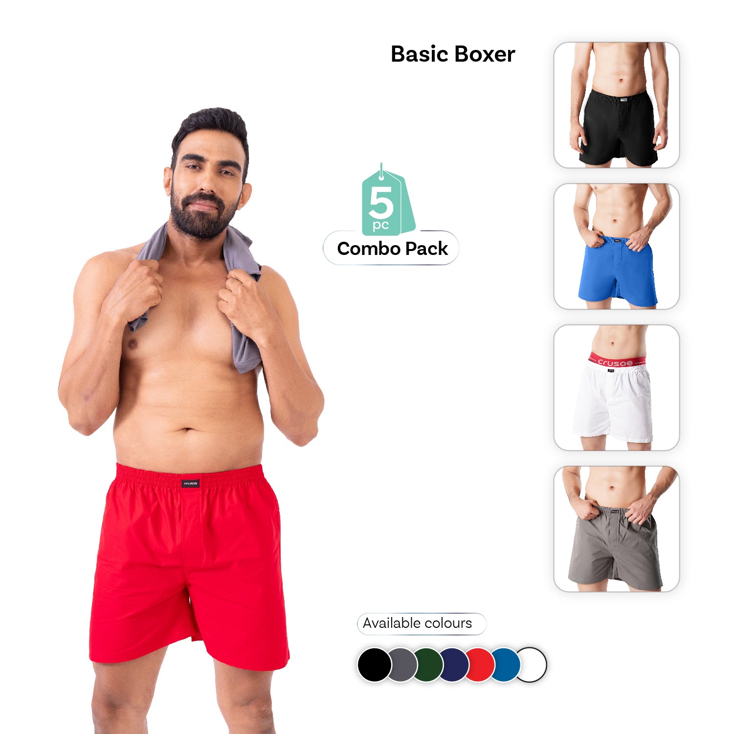 Basic Boxer 5PC – Crusoe